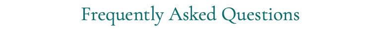 Frequently Asked Questions